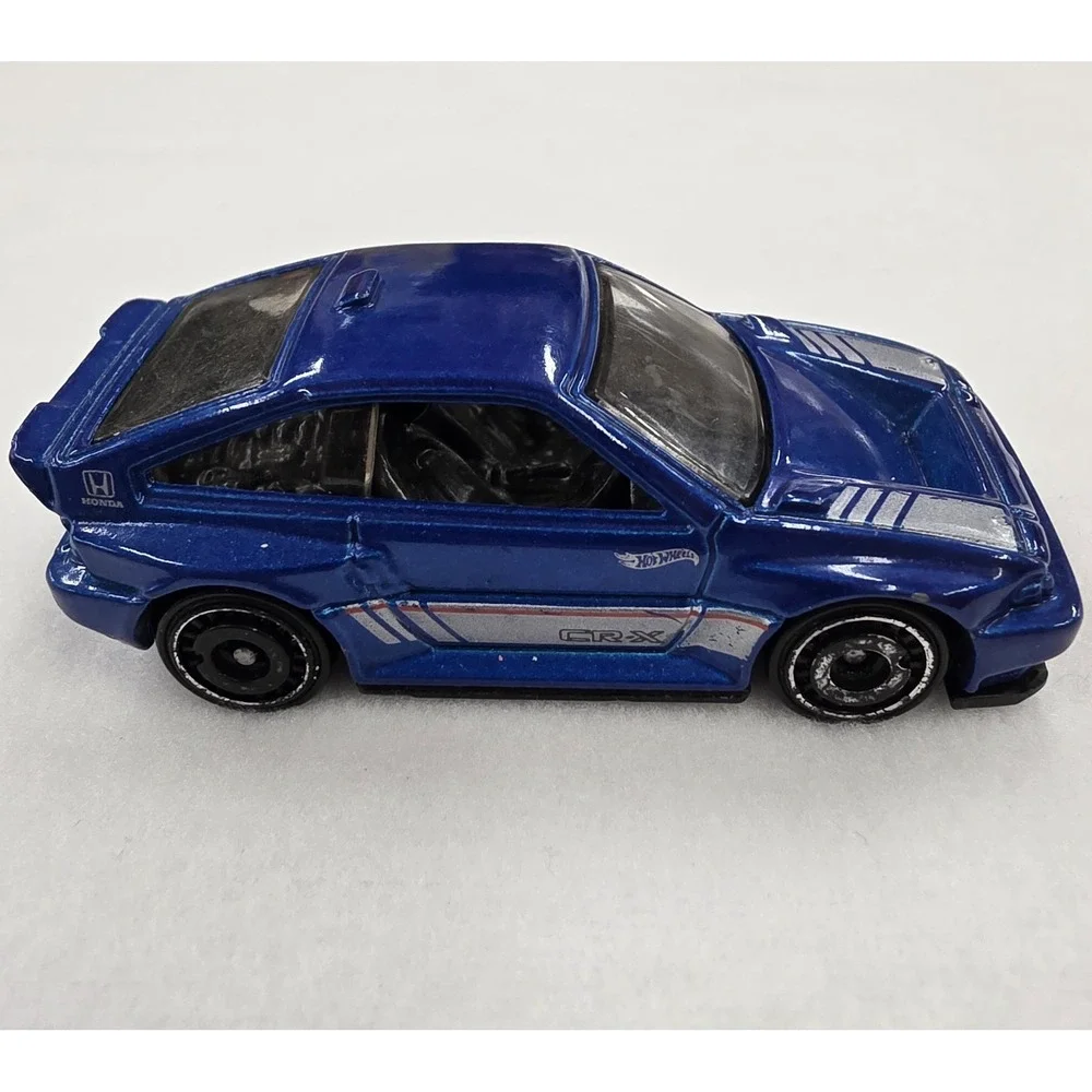 Hot Wheels Honda Series 1985 Honda CR-X 1:64 Diecast Car Blue/Silver